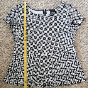 Jules & Leopold black & white XL top